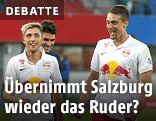 Jubel von Kevin Kampl und Stefan Ilsanker (Montage)