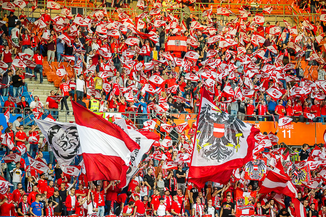 © ORF.at/Christian Öser Spielszene von Österreich - Montenegro