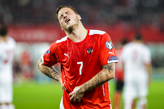 © ORF.at/Christian Öser Spielszene von Österreich - Montenegro