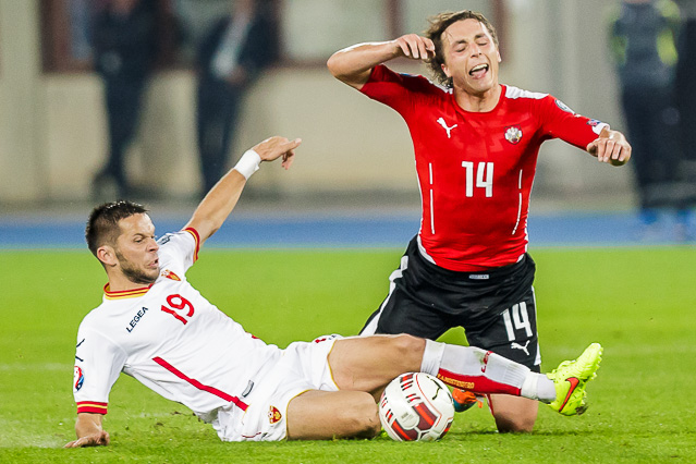 © ORF.at/Christian Öser Spielszene von Österreich - Montenegro