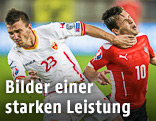 Spielszene von &Ouml;sterreich - Montenegro