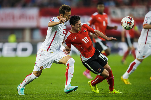 © ORF.at/Dominique Hammer Spielszene von Österreich - Montenegro