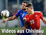 Alexandru Gajcan (Moldawien) gegen Marcel Sabitzer (&Ouml;sterreich)