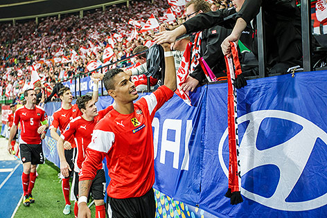 © ORF.at/Christian Öser Jubel der Nationalmannschaft