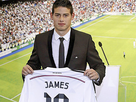 © APA/AP/Kiko Huesca James Rodriguez (Real)