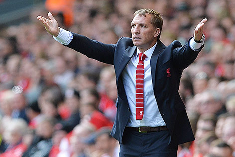 © APA/EPA/Peter Powell Liverpool-Trainer Brendan Rodgers