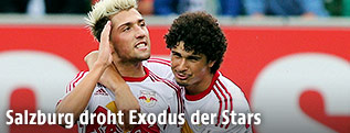 Salzburg-Spieler Kevin Kampl und Ramalho