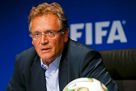© Reuters/Arnd Wiegmann FIFA-Generalsekretär Jerome Valcke
