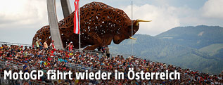 Fantribüne auf dem Red Bull Ring in Spielberg