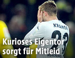 Enttäuschung bei Christoph Kramer (Gladbach) nach seinem Eigentor