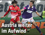 Benjamin Sulimani (Admira) und Lukas Rotpuller (Austria Wien)
