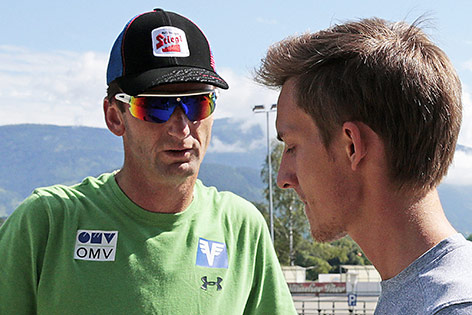© APA/Gert Eggenberger Heinz Kuttin mit Gregor Schlierenzauer