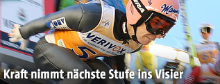 Stefan Kraft beim Absprung