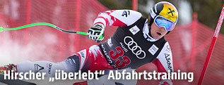Marcel Hirscher im Abfahrtstraining