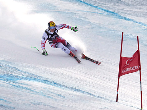 Marcel Hirscher im Abfahrtstraining