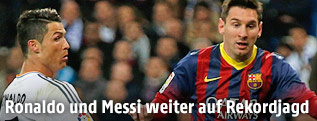 Cristiano Ronaldo (Real) und Lionel Messi (Barca)