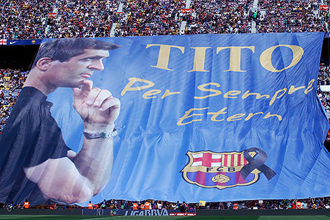 © Reuters/Albert Gea Ehemaliger FC-Barcelona-Trainer Tito Vilanova