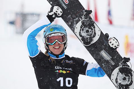 Marion Kreiner jubelt