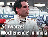 Roland Ratzenberger am 8. März bei Testfahrten in Imola