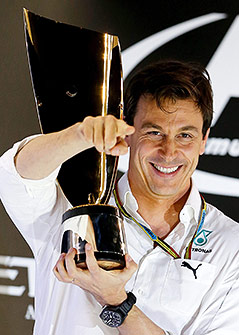 © APA/EPA/Valdrin Xhemaj Jubel von Toto Wolff