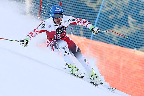 Matthias Mayer bei der Abfahrt