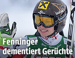 Anna Fenninger mit Raiffeisen-Helm