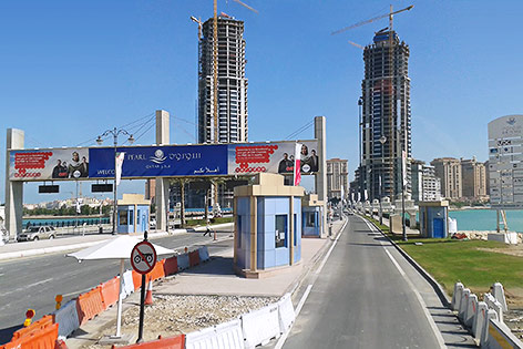 Baustelle in Doha