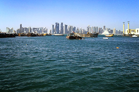 Blick auf Doha