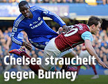 Kurt Zouma (Chelsea) und Ashley Barnes (Barnes)