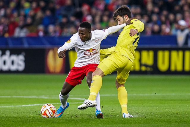 Szene aus dem Spiel FC Salzburg - Villarreal CF