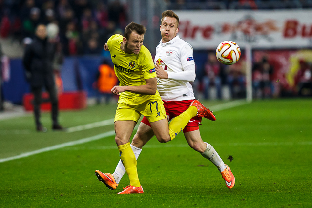 Szene aus dem Spiel FC Salzburg - Villarreal CF