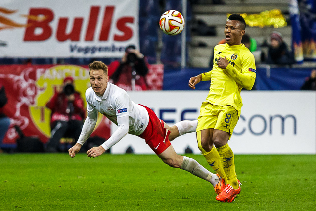 Szene aus dem Spiel FC Salzburg - Villarreal CF