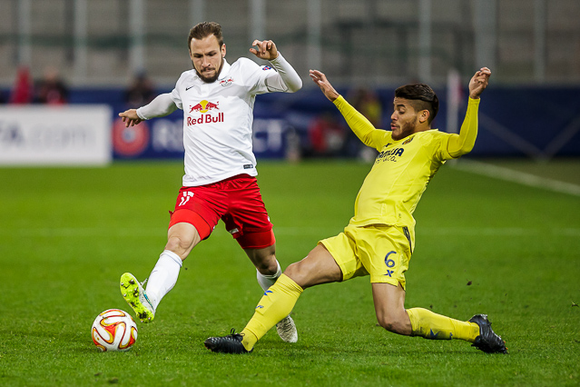 Szene aus dem Spiel FC Salzburg - Villarreal CF