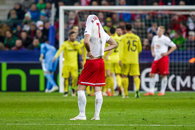 Szene aus dem Spiel FC Salzburg - Villarreal CF
