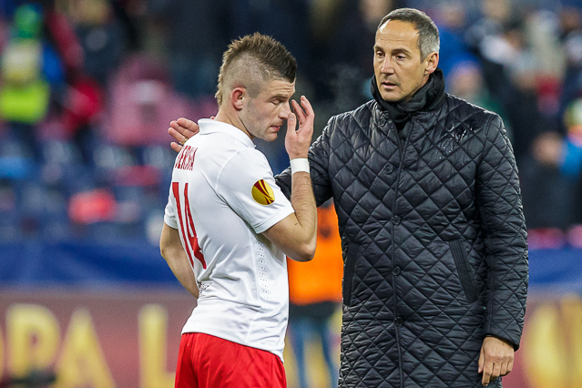 Szene aus dem Spiel FC Salzburg - Villarreal CF