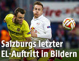 Szene aus dem Spiel FC Salzburg - Villarreal CF