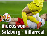 Szene aus dem Spiel Salzburg - Villarreal