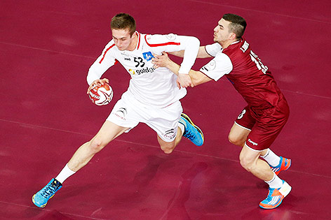 Mykola Bilyk bei der Handball-WM