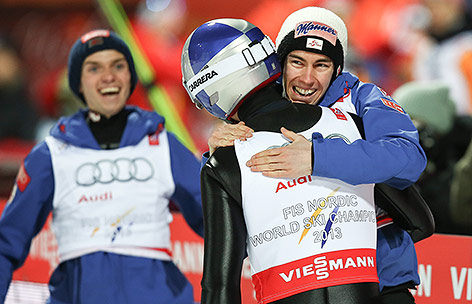 © GEPA pictures/ Florian Ertl Gregor Schlierenzauer und Stefan Kraft