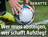 Fußball an der Outlinie