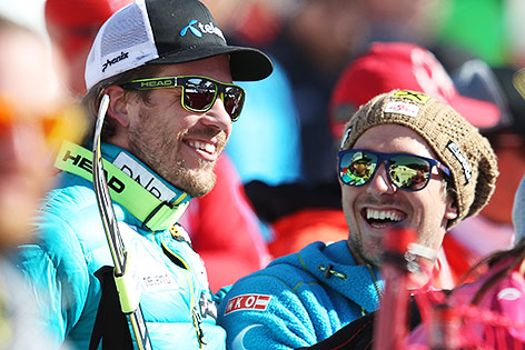 © GEPA/Andreas Pranter Kjetil Jansrud (NOR) und Marcel Hirscher (AUT)