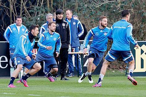 © AP/Michael Probst Training der deutschen Fußball-Nationalmannschaft