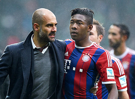 © GEPA/Tim Groothuis Pep Guardiola und David Alaba
