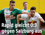 Dominik Wydra (Rapid) und Christoph Leitgeb (Salzburg)