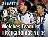 Real Madrids Pepe mit dem CL-Pokal 2014
