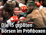 Archivbild vom Kampf Evander Holyfield gegen Mike Tyson aus dem Jahr 1997