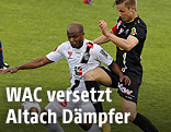 Silvio de Oliveira (WAC) gegen Philipp Netzer (Altach)
