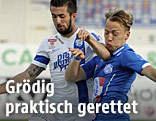 Spielszene Wr. Neustadt gegen Grödig