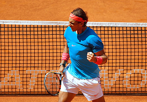 © APA/AP/Daniel Ochoa de Olza Jubel von Rafael Nadal (ESP)