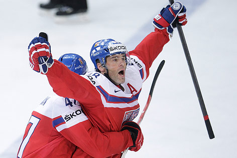 © AP/Petr David Josek Jubel von Jaromir Jagr